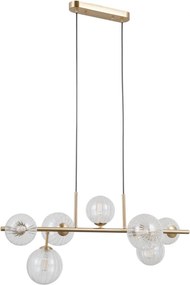 Italux modern függeszték toledo átlátszó arany itxpnd-40717-7-hbr