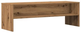 kézműves tölgy színű szerelt fa TV-szekrény 120 x 40 x 40 cm