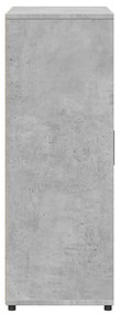 2 db betonszürke szerelt fa tálalószekrény 60 x 31 x 84 cm