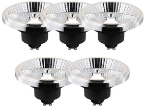 5 darabos okos GU10 szabályozható LED izzó AR111 10W 800 lm 2200 - 6500K