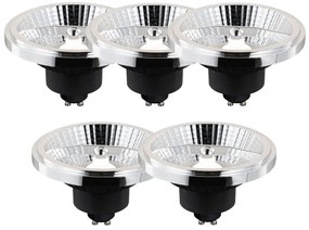 5 darabos Smart GU10 szabályozható LED izzó készlet AR111 10W 800 lm 2200 - 6500K