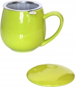 Csillogó szett teafőzővel és fedővel a finom tea elkészítéséhez