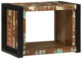 Fali Kocka 55x35x40 cm Tömör Fa Újrahasznosított