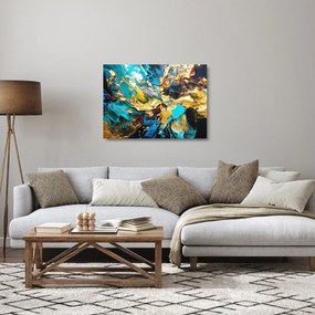 Üveg kép - Texturált olajfestmény (70x50 cm)