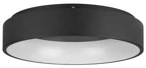 Eglo 390051 Marghera 2 mennyezeti lámpa, fehér belső festéssel, 59,5cm, fekete, 4200 lm, 3000K melegfehér, LED foglalattal, max. 4x8,8W, IP20