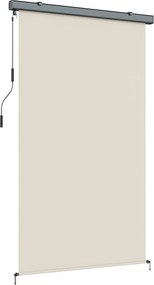 Outsunny vezeték nélküli kültéri roló, UPF50+ vízálló árnyékoló teraszra, erkélyre vagy pavilonra, 250 x 160 cm, krém | Aosom