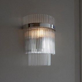 Endon glamour modern fali lámpa marietta nikkel átlátszó end104114