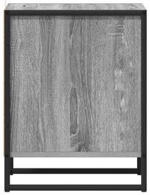 vidaXL Éjjeli asztal fiókkal Szürke Sonoma 39,5 x 30 x 50 cm Faanyag