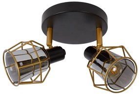 Lucide 77977/12/30 - Spotlámpa NILA 2xE14/25W/230V