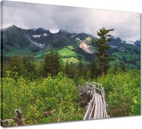 Vászonkép 50x40 Híd Építészet Tájkép