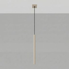 Sollux SL.2117 - Kábeles függeszték PASTELO 1xG9/8W/230V taupe
