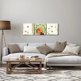 Kép - Egy madár lelke (órával) (90x30 cm)