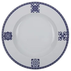 24 darabos kék porcelán étkészlet