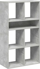 vidaXL könyvszekrény betonszürke 66x31x112 cm szerelt fa