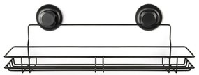 Bestlock Black Kitchen Shelf fekete öntapadós fali polc, 45,5 x 12 cm - Compactor