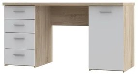 Íróasztal ARENO fehér/sonoma tölgy