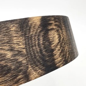 OAK SMOKY mennyezeti lámpa 2xE27/15W/230V, 37,5 cm, tölgy/sötétbarna