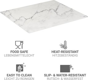 PVC tűzhely fedőlap 60x52 cm Marble – Wenko