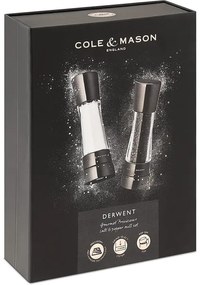 Cole&Mason DERWENT 2 részes só- és borsőrlő szett, 19 cm, antracit