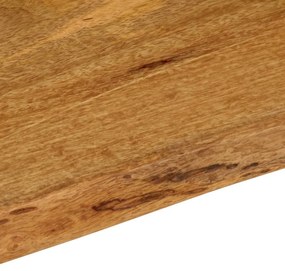 tömör mangófa természetes élű asztallap 100 x 60 x 2,5 cm