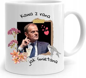 Donald Tusk Bögre Platform Kávé Reggel Ajándék fényképes nyomtatással