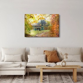Egy tó képe (90x60 cm)
