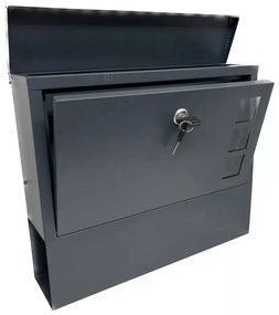 HOLDEN Kültéri Postaláda, Szórólaptartós, Antracit