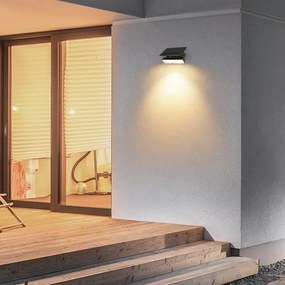 LED Napelemes lámpa LED/0,9W/3,7V 3000K IP65 1200 mAh fekete