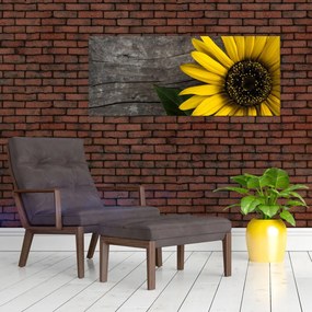 Kép - Napraforgó virága (120x50 cm)
