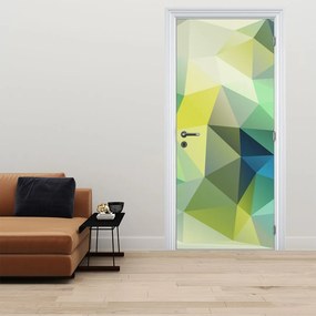 Fotótapéta ajtóra - Geometriai absztrakció (95x205cm)