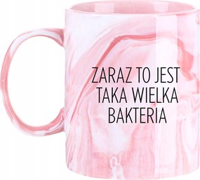 Bögre Márvány Ajándék Vicces Nap Van Egy Ilyen Nagy Baktérium