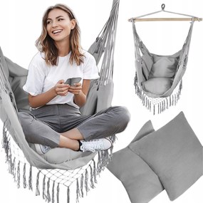 Függőszék Brazil Szék Hinta Függőágy Kert Terasz Erkély Boho