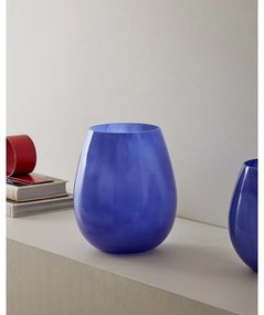 Kék üveg váza (magasság 26 cm) Kelse – Kave Home