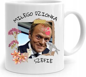 Donald Tusk Bögre Kellemes Nap Platform, fényképes nyomtatással