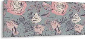 Kép - Rózsák (120x50 cm)