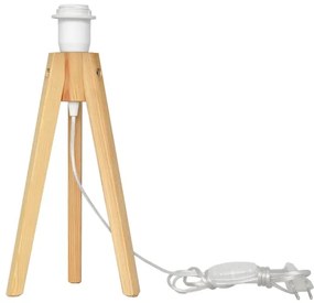 Asztali lámpa HELEN 1xE27/15W/230V krémes/arany/fenyő