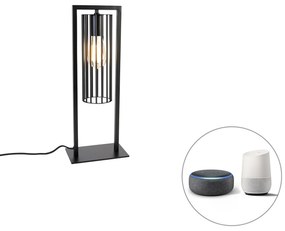 Intelligens modern asztali lámpa, fekete, Wifi ST64 - Balenco Wazo