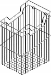 Starax S-8113-C billenő szennyestartó kosár 40 króm