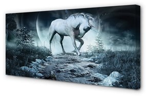 Canvas képek Forest Unicorn hold 100x50 cm