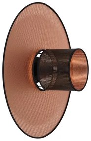 Duolla - Fali lámpa TOKYO SHINY 1xE27/15W/230V átm. 50 cm réz/fekete