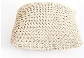 Knit bézs párna és puff - Bonami Essentials