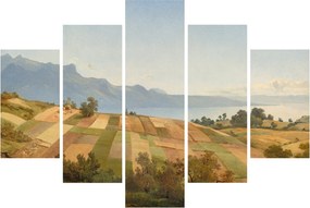 Kép - Alexandre Calame, Swiss Landscape, reprodukciók (150x105 cm)