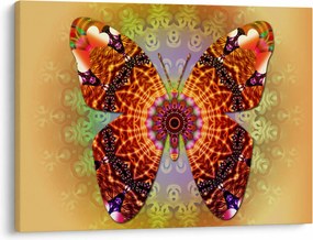 Kép - etno pillangó (70x50 cm)