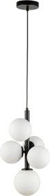 SIGMA LIGHTING 33488 PERLA Modern Függesztett Lámpa Fehér, Fekete G9 IP20