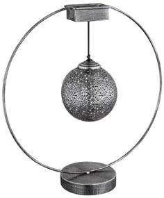 Globo 36618 - Napelemes lámpa LED/0,06W/1,2V ezüst IP44