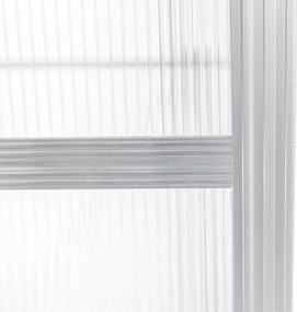Kerti üvegház, polikarbonát, 190x191,8x219cm , KACEN TYP 2