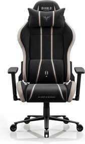 Szövet gamer szék fekete-bézs Diablo X-One 2.0 Camel Black Normal