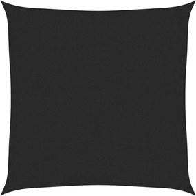 vidaXL fekete HDPE napvitorla 160 g/m² 3 x 3 m
