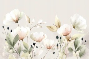 Fotótapéta Flizelina Grafika Természet Virágok Magnólia 312x219 ragasztó