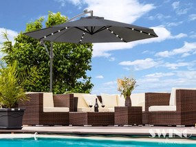 Led Kerti Napernyő Ø300 Antracit